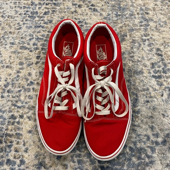 Red and white vans pretty good condition. No box. - Picture 5 of 5